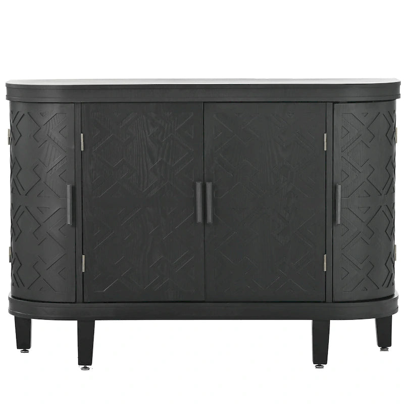 Bahut de Rangement en Bois avec 4 Portes