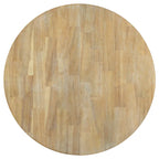 Farmhouse Round Extendable Dining Table with 16 Leaf - Elegant Wood Kitchen Table