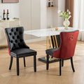 High-end Tufted Contemporary Upholstered Dining Chair with Nailhead Trim