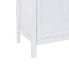Classic Minimalist Wooden Sideboard with a Cabinet and an Open Storage Compartment