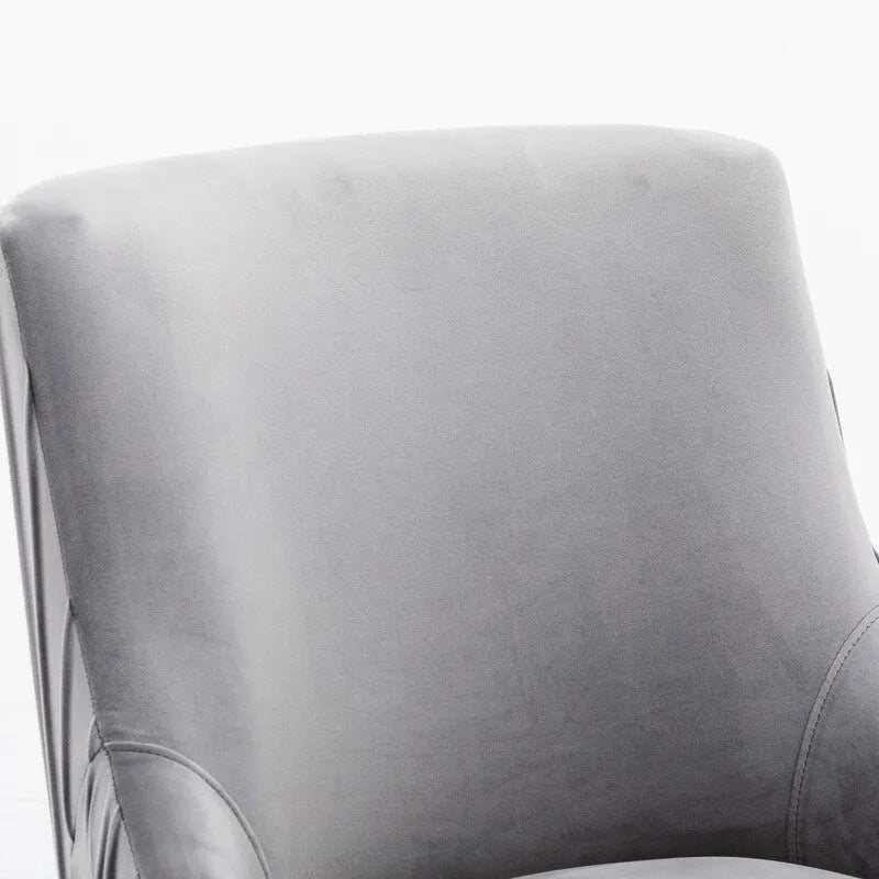 Lot de 8 chaises de salle à manger SEYNAR Modern Glam en velours, chaises capitonnées pour salon (sans table)
