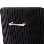 Lot de 8 chaises de salle à manger SEYNAR Modern Glam en velours, chaises capitonnées pour salon (sans table)