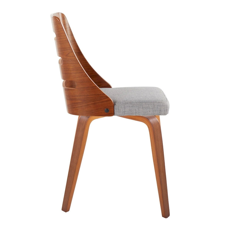 Carson Carrington Oglala Dining/Accent Chair with Bent Wood Legs (Set of 2)