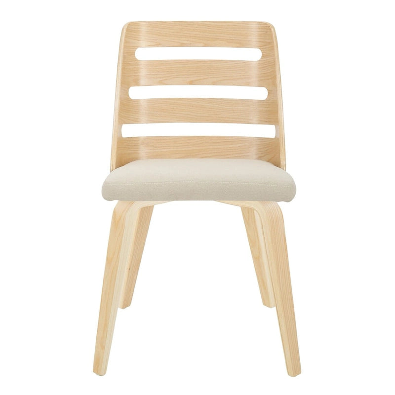 Carson Carrington Oglala Dining/Accent Chair with Bent Wood Legs (Set of 2)