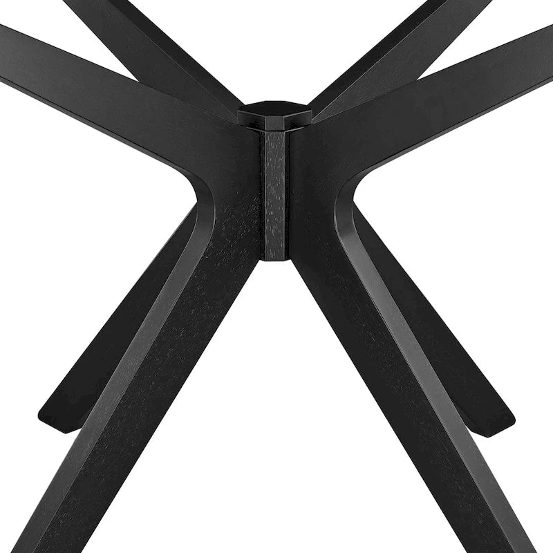 Crossroads 47 Round Wood Dining Table