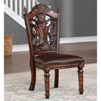 Ensemble de salle à manger extensible 5 pièces en bois massif de cerisier traditionnel Abeena de Furniture of America