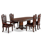Ensemble de salle à manger extensible 5 pièces en bois massif de cerisier traditionnel Abeena de Furniture of America