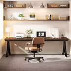 Bureau d'ordinateur 2 places Lantine de 199,9 cm pour bureau à domicile