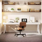 Bureau d'ordinateur 2 places Lantine de 199,9 cm pour bureau à domicile