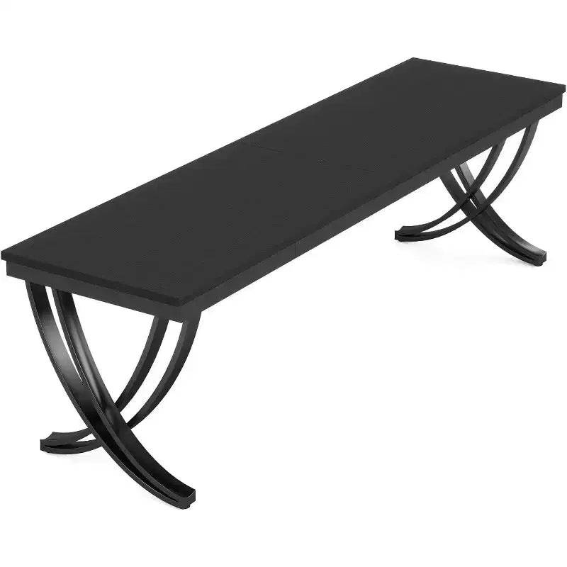 Bureau d'ordinateur 2 places Lantine de 199,9 cm pour bureau à domicile