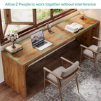 70.87 Extra Long Computer Desk, 2 Person Desk for Home Office