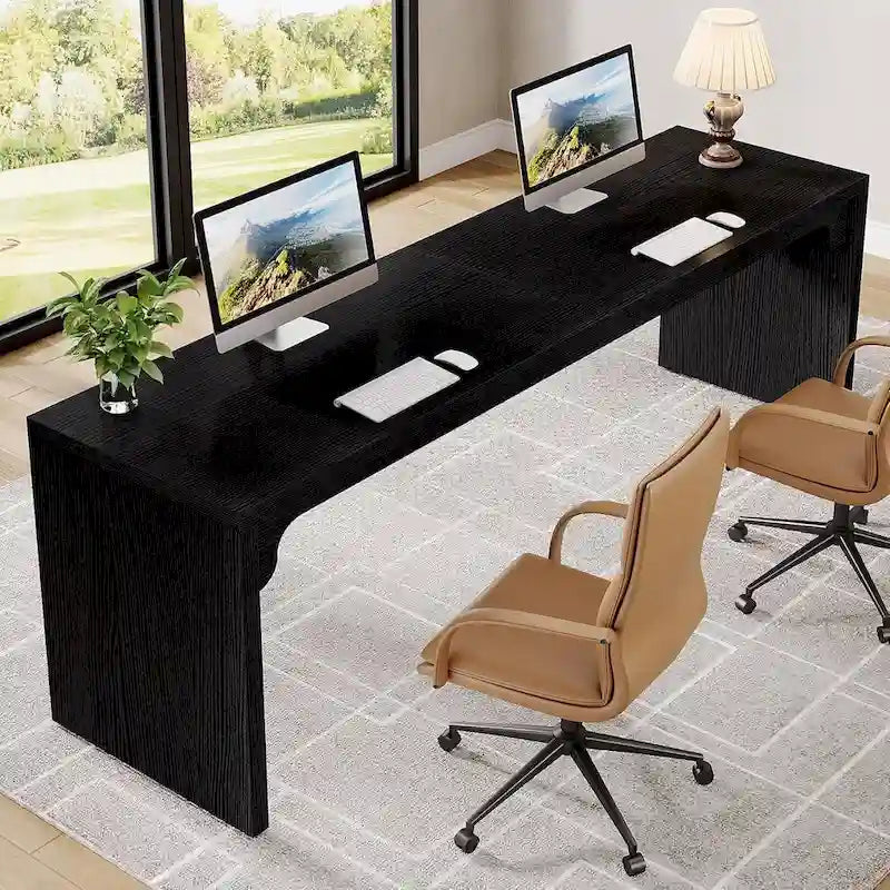 70.87 Extra Long Computer Desk, 2 Person Desk for Home Office