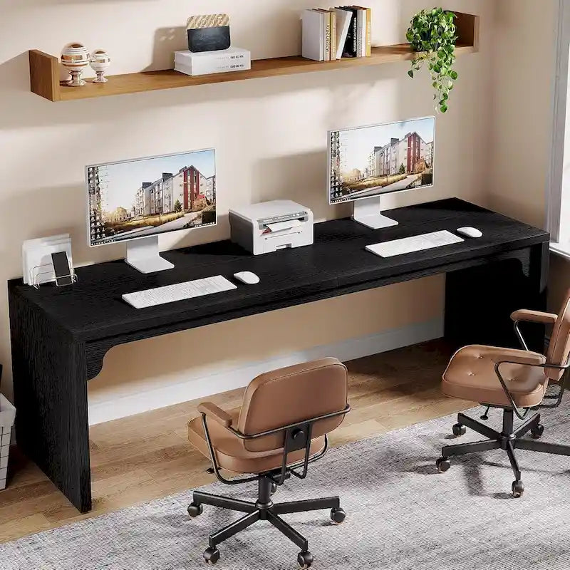 70.87 Extra Long Computer Desk, 2 Person Desk for Home Office