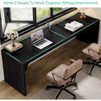 70.87 Extra Long Computer Desk, 2 Person Desk for Home Office