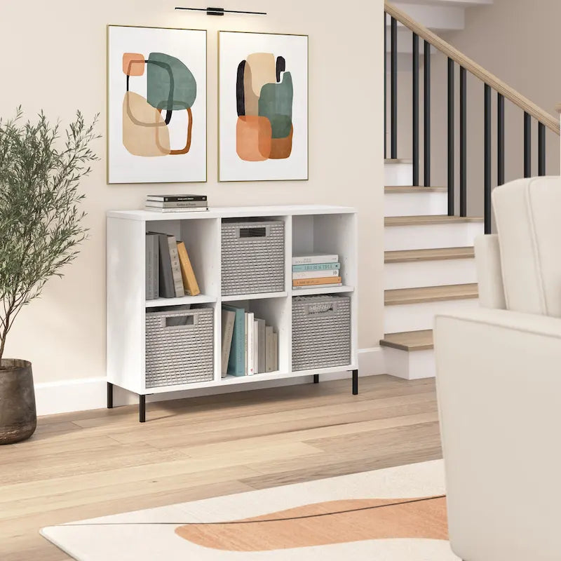 Essence 6 Cube Organizer Storage Bookcase by Bush Furniture