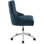 Carson Carrington Lagefors Tufted Swivel Upholstered Fabric Office Chair