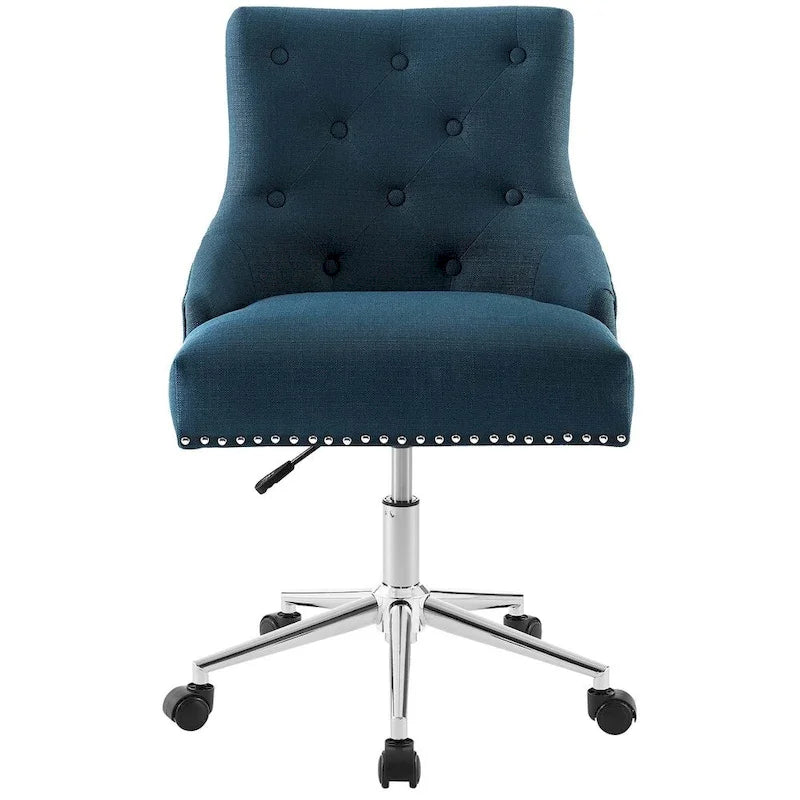 Carson Carrington Lagefors Tufted Swivel Upholstered Fabric Office Chair