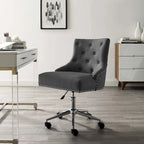 Carson Carrington Lagefors Tufted Swivel Upholstered Fabric Office Chair