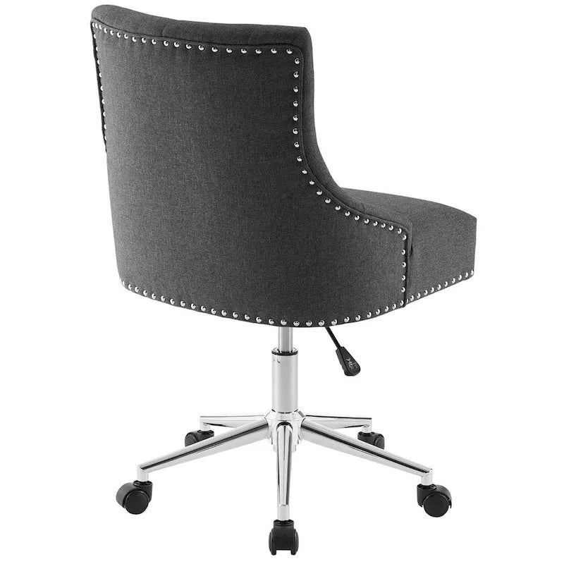 Carson Carrington Lagefors Tufted Swivel Upholstered Fabric Office Chair