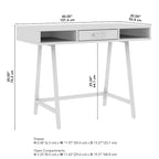 Bush Furniture Steele 40W Writing Computer Desk with Storage
