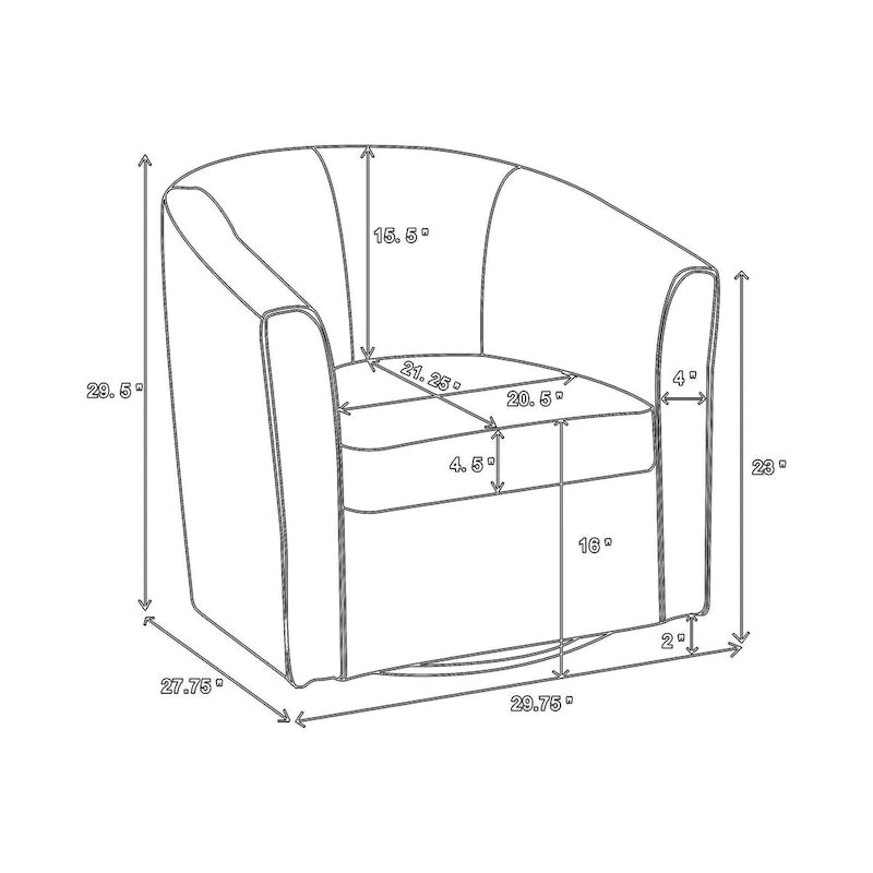 Fauteuil d'appoint compact et élégant, rouge