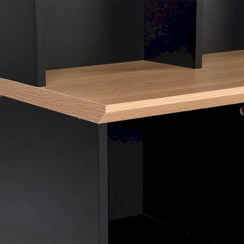 Porte-manteau de hall Merax large avec banc de rangement