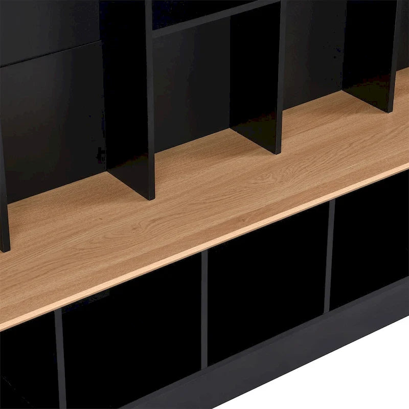Porte-manteau de hall Merax large avec banc de rangement