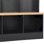 Porte-manteau de hall Merax large avec banc de rangement