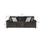 Roundhill Furniture Nason Wide Wale Corduroy Living Room 4-Piece Sofa Set