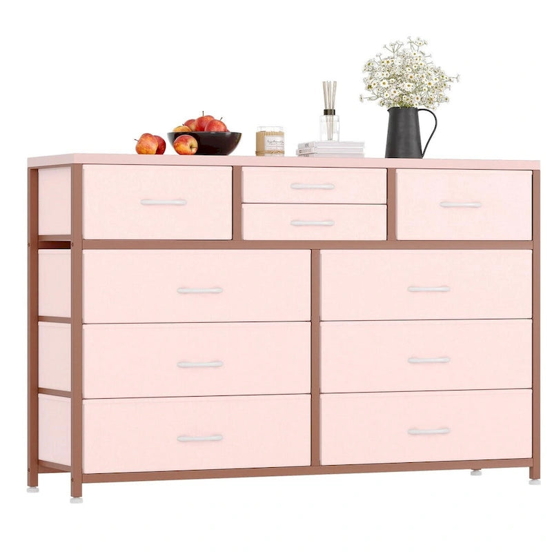 10 Drawer Dresser TV Stand - 55 inches