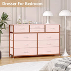 10 Drawer Dresser TV Stand - 55 inches