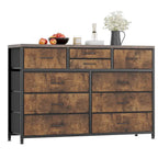 10 Drawer Dresser TV Stand - 55 inches
