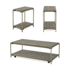 3-Piece Coffee Table and 2 Chairside Tables Set
