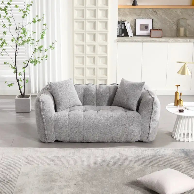 Comfortable square recliner sofa