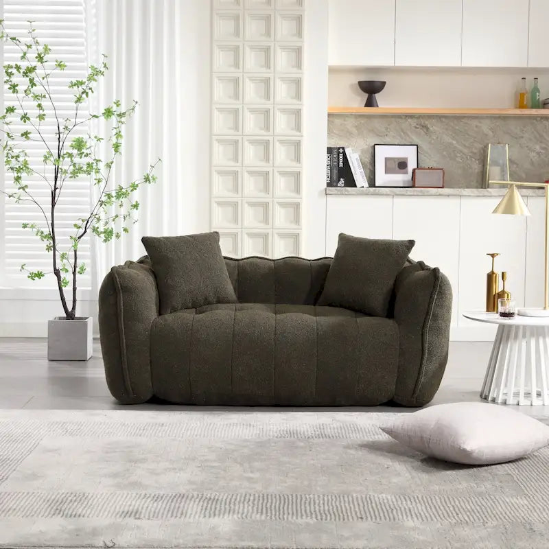 Comfortable square recliner sofa