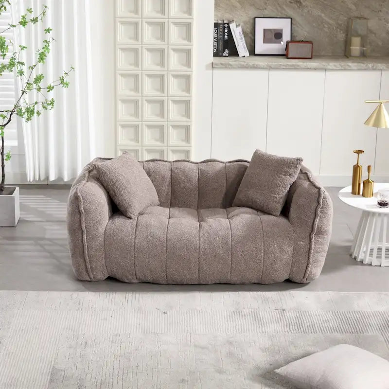 Comfortable square recliner sofa