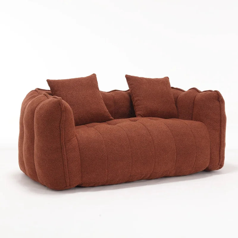 Comfortable square recliner sofa