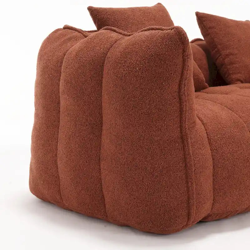Comfortable square recliner sofa
