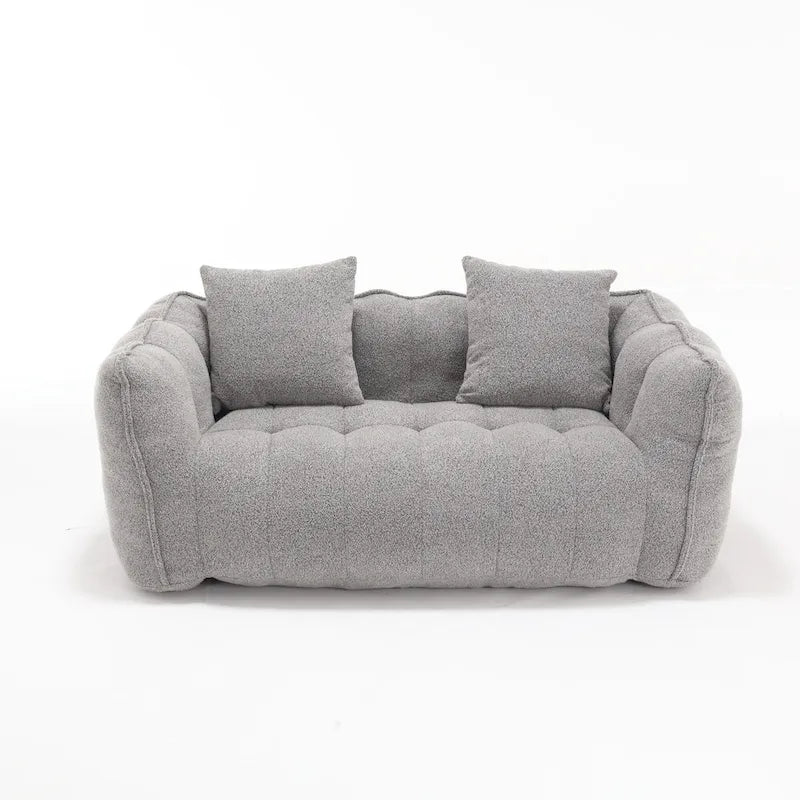Comfortable square recliner sofa