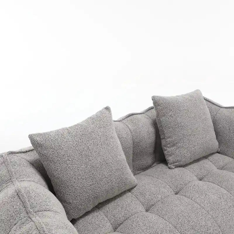 Comfortable square recliner sofa