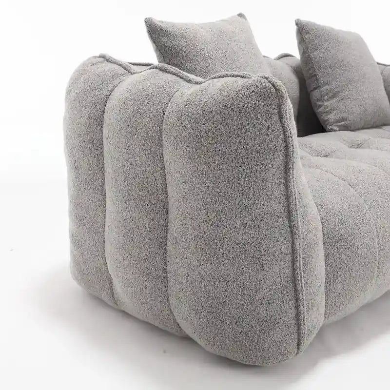 Comfortable square recliner sofa