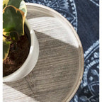 Kate and Laurel Bellport Pedestal End Table - 10x10x22