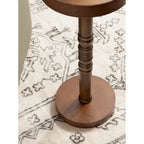 Kate and Laurel Bellport Pedestal End Table - 10x10x22