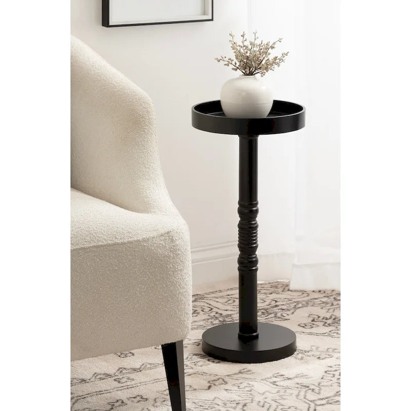 Kate and Laurel Bellport Pedestal End Table - 10x10x22