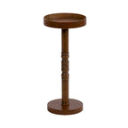 Kate and Laurel Bellport Pedestal End Table - 10x10x22