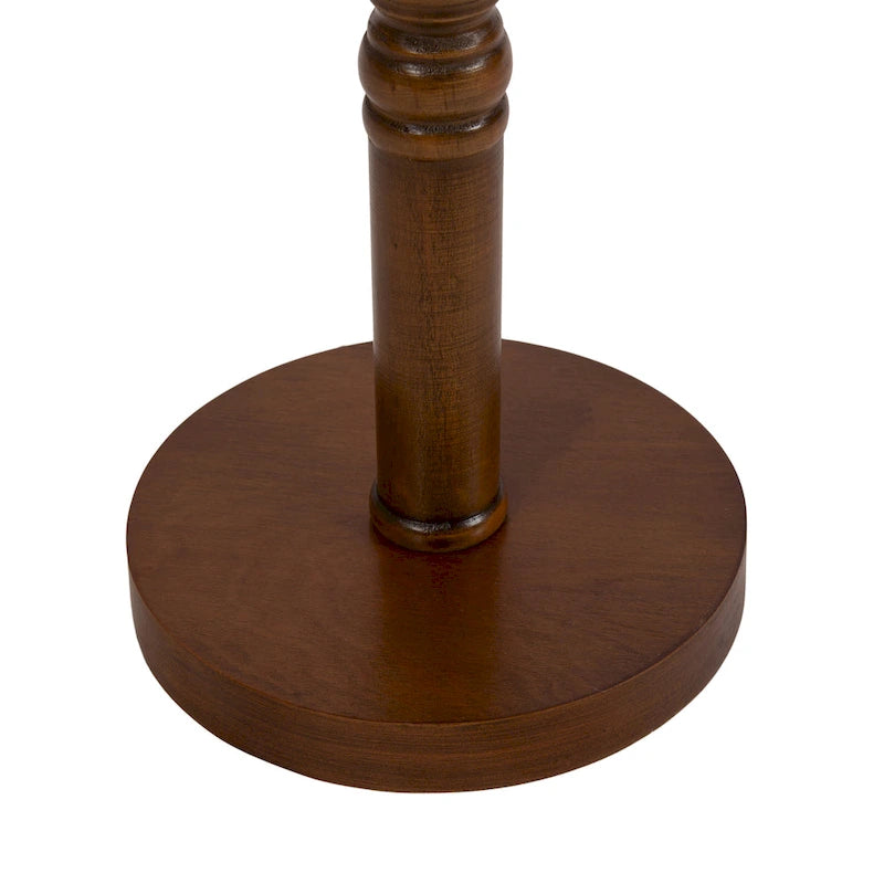 Kate and Laurel Bellport Pedestal End Table - 10x10x22