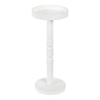 Kate and Laurel Bellport Pedestal End Table - 10x10x22
