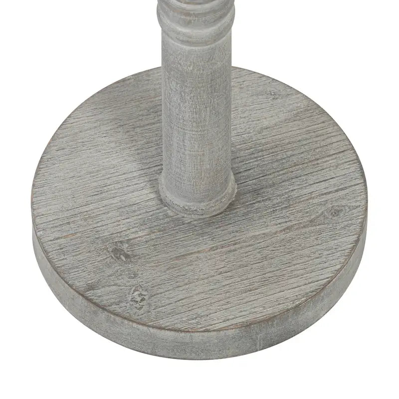 Kate and Laurel Bellport Pedestal End Table - 10x10x22