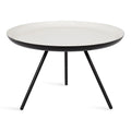 Kate and Laurel Laranya Round Metal Coffee Table - 25 Diameter