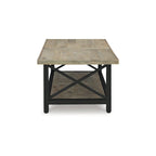 Signature Design by Ashley Bristenfort Brown/Black Coffee Table - 46W x 26D x 18H